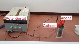 Zinc electrowinning lab demonstration [upl. by Monjan604]