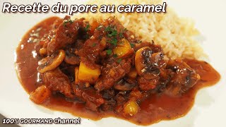 Porc au caramel  Mettez lAsie dans votre assiette [upl. by Annairdna]