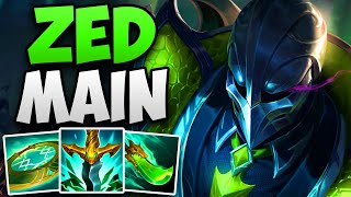 CHALLENGER ZED MAIN DOMINATING WITH BUFFED ZED  CHALLENGER ZED MID GAMEPLAY  Patch 1414 S14 [upl. by Jacobsohn]