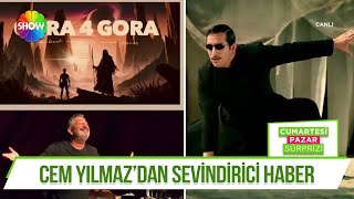 Cem Yılmazdan quotGORA 4quot filmi müjdesi [upl. by Naaman494]