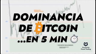 DOMINANCIA DE bitcoin explicada en 5min ⏱️ [upl. by Eiramalegna]