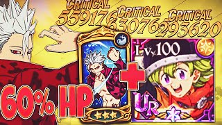 60 HP PURGATORY BAN IS BACK WITH LIGHT PERCIVAL  Seven Deadly Sins Grand Cross [upl. by Willow219]