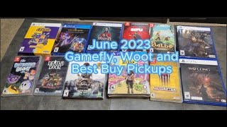 June 2023 Gamefly Woot and Best Buy Pickups nintendoswitch ps4 ps5 [upl. by Nwahsram]