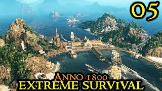 FLEET FOUNDATION  Anno 1800 EXTREME 05 New City Survival with ULTRA HARD Boosted AI  Strategy [upl. by Melak]