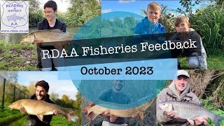 October 23  RDAA Fisheries Feedback [upl. by Ahsita]