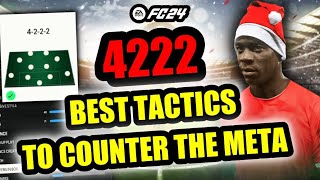 Best 4222 Overpowered Tactics to Counter the 4321 amp 412122 in EA FC 24 [upl. by Eceinert561]