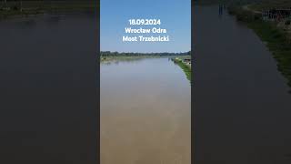 Wrocław Odra Most Trzebnicki 18092024 [upl. by Eninej394]