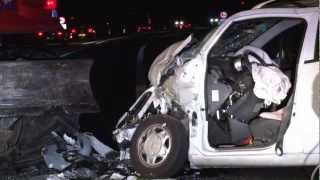 Hoogkerk  Man overleden na botsing met graafmachine op de A7 [upl. by Dewayne]