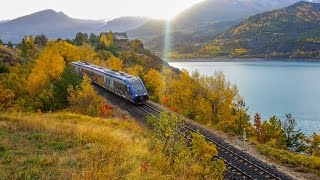 Des Trains en Automne sur létoile de Veynes  Octobre 2016 [upl. by Sapers]