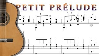 PETIT PRELUDE  TUTO  EASY ARPEGGIO GUITAR [upl. by Bohlen]