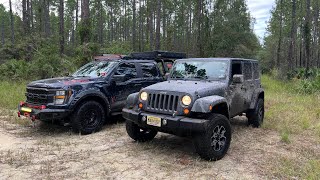 Four Creeks State Forest offroad right after Hurricane Milton  Gdzie F150 nie moze… Tam wysle jeep [upl. by Aitsirk883]