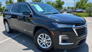 2022 Chevrolet Traverse LS POV Test Drive amp Review [upl. by Eberhart]