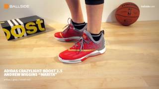 adidas crazylight BOOST 2 5 Wiggins on feet [upl. by Niwled363]