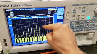 Optical Spectrum Analyzer demonstration [upl. by Anaed588]