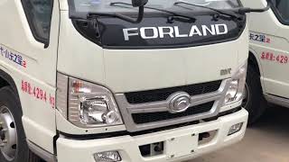 Myanmar Philippine Hook loader truck Foton forland hooklift vehicle for sale [upl. by Kcirderfla]