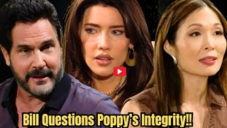 Big Betrayal Steffy Gives Bill amp Poppys Bad News  Bill Suspects Poppy’s Deception [upl. by Particia124]