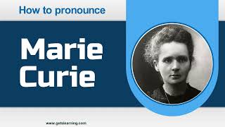 How to Pronounce Marie Curie in English Correctly [upl. by Nospmas]