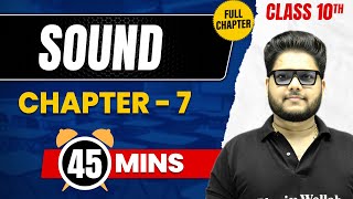 SOUND in 30 Mins  Complete Chapter Mind  Map  Class 10 ICSE PHYSICS [upl. by Ettenahc]