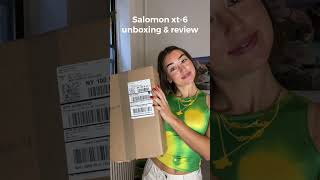 salomon xt6 unboxing amp review 🔥 shorts [upl. by Annola357]