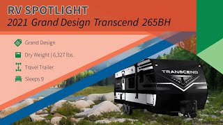 2021 Grand Design Transcend Xplor 265BH Travel Trailer  RV Walkthrough  Campers Inn RV [upl. by Lancey]