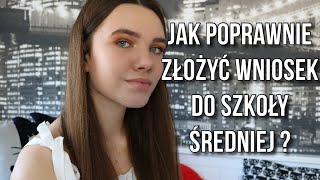 JAK ZŁOŻYĆ WNIOSEK DO LICEUM ABY MIEĆ WIĘKSZE SZANSE NA DOSTANIE SIĘ  I WNIOSEK I Rekrutacja 2021 [upl. by Avihs607]