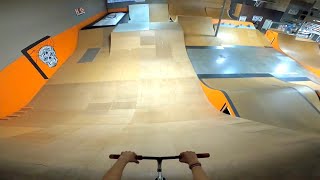 RIDING UNREAL NEW INDOOR SKATEPARK [upl. by Siurad261]