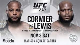 UFC 230 Cormier Vs Lewis Live Reaction [upl. by Terese606]