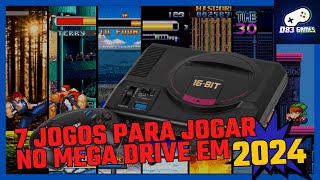 Top Jogos lançados ultimamente para Mega Drive e alguns ainda em produção para jogar em 2024 [upl. by Nettirb]