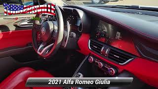 Used 2021 Alfa Romeo Giulia Ti Sport Sicklerville NJ 41469 [upl. by Otrebireh]