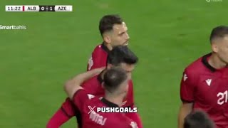 Nedim Bajrami Goal  Albania vs Azerbaijan 31 Goals ResultsHighlights Friendly Match2024 [upl. by Ahsened333]