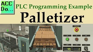 PLC Programming Example of a Palletizer [upl. by Roscoe]