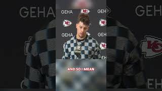 Mahomes shares thoughts after Yelling at Refs during the Game foryou chiefs patrickmahomes [upl. by Ainsworth]