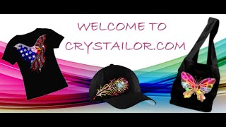 How to Heat Press a Rhinestone Transfer onto a TShirt Tutorial [upl. by Ydnagrub]