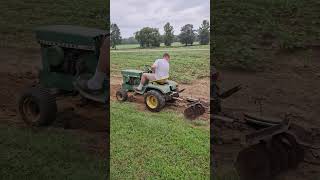 plowing and discing with john deere 140 [upl. by Oluas]