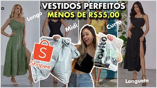 VESTIDOS PERFEITOS E BARATOS DO SITE SHOPEE COMPRAS LOVITO  VESTIDOS VERÃO 2024  COMPRAS SHOPEE [upl. by Ellison]