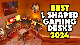 Best L Shaped Gaming Desks In 2024 [upl. by Damicke]