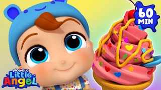 Summer Ice Cream 🍧  Little Angel 😇  Kids Learn  Nursery Rhymes  Sing Along [upl. by Rosalie]