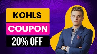 Kohls Coupon Code 20 OFF  Kohls Discount Code  YES STILL Working [upl. by Eloisa766]