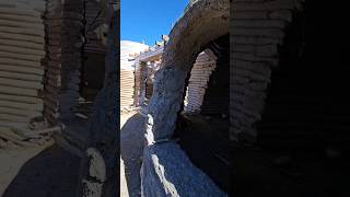 Superadobe Dome House Tour home shorts how tour diy [upl. by Ecidnarb]