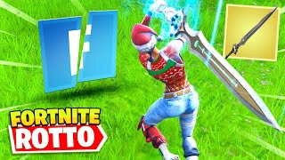 Gioco con la INFINITY BLADE e ROMPO Fortnite PC ROTTO Stagione OG Fortnite ITA [upl. by Ardnuaek]