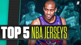 Top 5 MOST ICONIC NBA Jerseys [upl. by Tichonn]