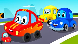 Racing Car Song amp Kids Music Video by Little Red Car [upl. by Andonis]