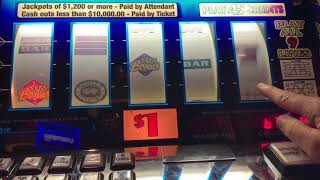 Double Diamond 9 Line 45Spin  High Limit Slot Play [upl. by Tresa]