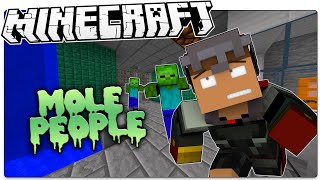 Minecraft  Stuck In A Subway  Mole People Custom Adventure Map Minecraft Roleplay [upl. by Haelat]