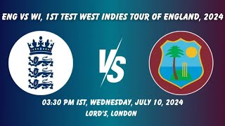 🔴 Live England vs West Indies – TEST Match  WI vs ENG Live  2024  Farewell James Anderson [upl. by Durware81]