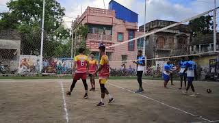 Volleyball match at Hooghly District Bansberia [upl. by Accisej]