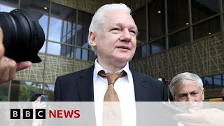 Wikileaks founder Julian Assange walks free after plea deal in US court  BBC News [upl. by Ydnys]