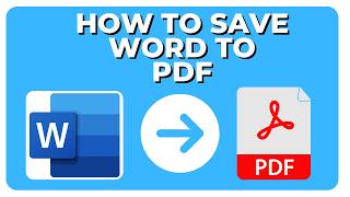 How To Save Word Document as PDF on Mac 2024 [upl. by Lyall]