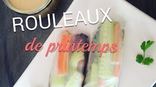 rouleaux de printemps vegan [upl. by Aisak]