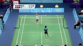 Vu VIE vs Milne GBR  Womens Badminton Bronze Medal Contest  Singapore 2010 Youth Games [upl. by Bristow]